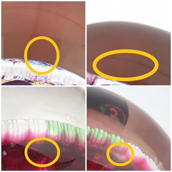 Perthshire PP161 1994 Millefiori Hexagon Cane Radial Twist LE Paperweight Cert - Picture 14 of 16